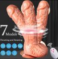 Realistic Vibrator Suction Cup Dildo with Wireless Remote Control. 