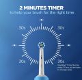 Oral B Electric Toothbrush For Adults Vitality Model  Rechargeable Blue Color Criss Cross Action Powered By Braun. 