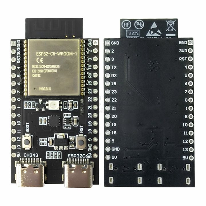 ESP32-C6-DevKitC-1-N4%20ESP32-C6%20Development%20Board%20Core%20Board%20RISC-V%20ESP32%20WiFi%20Module%20Type-C%20Development%20Board%20Core%20Board%20Easy%20to%20Use%20-%20Image%202