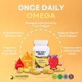 ONCE DAILY OMEGA 3 FATTY ACID (FISH OIL) - 30 SOFTGELS. 