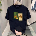 HOT Summer Pure Cotton High-quality Men's T-shirt, Daily Casual Trend Printing, Versatile Fashion Brand Comfortable Top. 