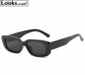 New Fashion Trendy Vintage Brand Designer Retro  Rectangular Premium  Sunglasses. 
