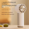 JAERBEE Portable Handheld Fan Mini Air Conditioner Fan, 2000mAh USB Rechargeable,Green,A. 