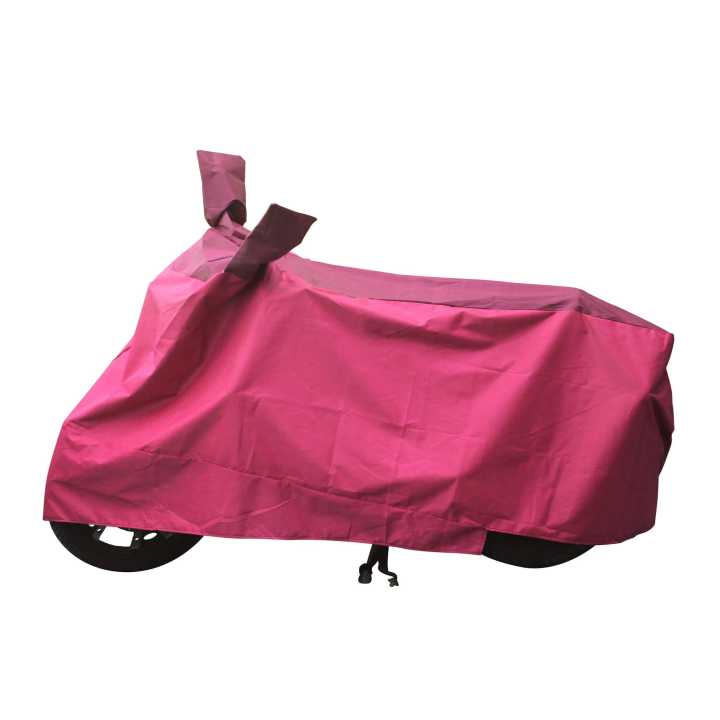 Handmade Plain Pink Color Bike Cover