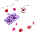 Practical Purple Plastic Durable Flower Wave Shape Paper Craft Quilled Paper Crimper Machine DIY Art Tool Crimping Paper Craft. 