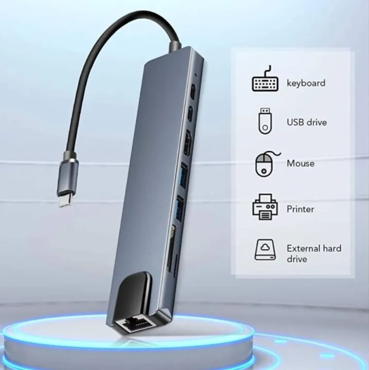 Genuine%20USB%20C%20Hub%208%20in%201%20Multifunction%20Adapter%20for%20MacBook%20&%20Windows-%20USB%20Docking%20Station,%204K%20HDMI,%20HDTV,%20SD,%20TF%20card,%20RJ45,%20USB%20C%20-%20Image%204