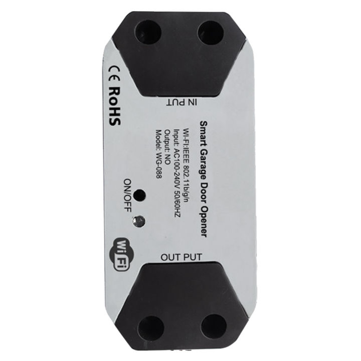 OUMERY WiFi Switch Smart Garage Door Opener Controller Work with Home SmartLife/Tuya APP Control No Hub Require,EU Plug