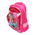 Pink Frozen 3D Backpack With Strolly For Kids. 