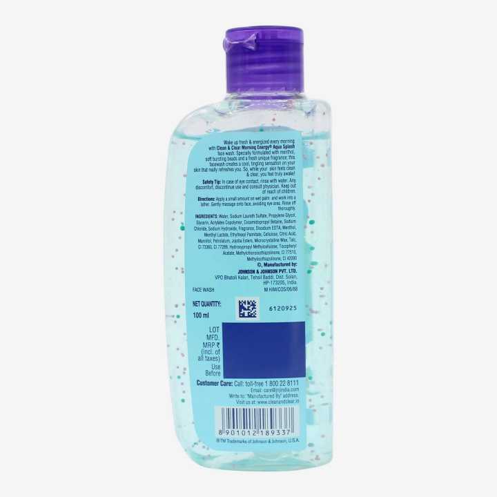 Clean%20And%20Clear%20Aqua%20Splash%20Face%20Wash%20100Ml%20-%20Image%204