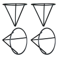4 Pieces Avocado Seed Growing Metal Stand. 