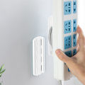 Self-Adhesive Punch-Free Base Holders, Self-Adhesive Socket Holder, Fixer, Wall Mount, Socket Strip Holder, Socket Holder for WiFi Router, Socket. 
