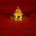 Sumeru Shree Yantra - Brass Shri Meru Chakra Metal Made/ Maha Lakshmi Sumeru Shri Chakra for Good Luck, Success and Prosperity. 