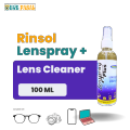 Rinsol Lenspray Plus, Lens Cleaner Spray Lotion 100 ML. 