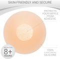 Reusable Self-Adhesive Silicone Nipple Covers – Invisible, Comfortable, Free Size Breast Pasties for Women (6.5 cm). 
