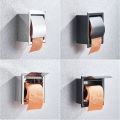 Chrome Stainless Steel Concealed Install Toilet Paper Holder Inside Wall Mounted Bathroom Roll Tissue Paper Rack. 