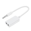 3.5Mm Jack 1 In 2 Out Earphone Aux Cable Splitter Headphones Mobile Phone Plug One In Two Couples For Audio Line. 