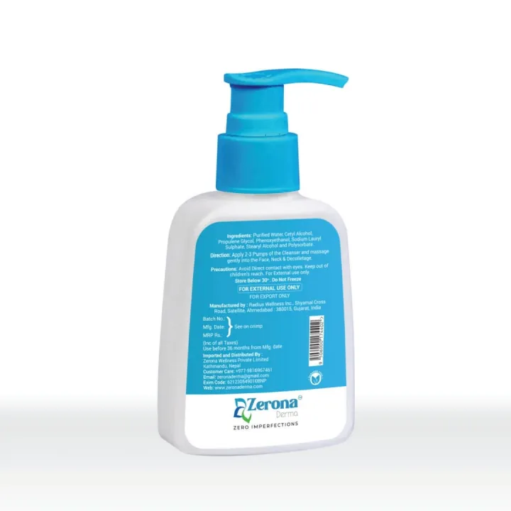 Zerona%20Derma%20Hydra%20Soft%20Cleanser%20100%20ml%20-%20Gentle,%20Non-Irritating%20Cleanser%20for%20Sensitive%20&%20Dry%20Skin%20-%20Image%203