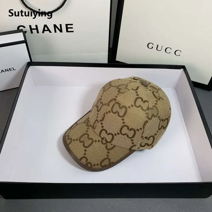 Sutuiying%20New%20style%20New%20Big%20G-Letter%20Classic%20Old%20Flower%20Duck%20Tongue%20Canvas%20Original%20Embroidery%20Baseball%20Universal%20Fashion%20Hat%20for%20Men%20and%20Women%20-%20Image%204