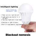 Profesional E27 LED Emergency Lamps Outdoor Camping Light Bulb Rechargeable Lamp 220V Light 7W 12W 15W Emergency Lighting Bulb Equipment. 