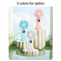 Portable Mini Handheld Electric Fan Support 5 Adjustable Wind Speed. 