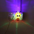 NEW 【Innovative design】1pc Sensor Licht Cartoon Bee LED Nachtlampje Leuke Kleurrijke bedside Cartoon night light energy saving light control. 