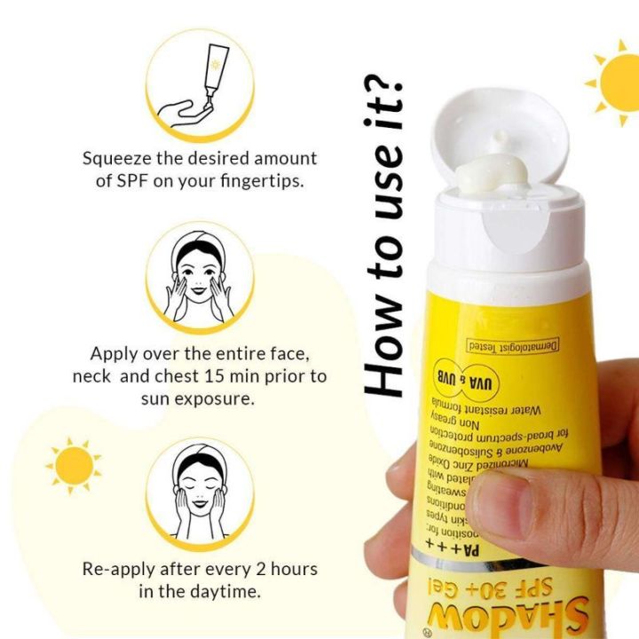 Fix%20Derma%20Shadow%20SPF%2030+%20Gel%2075g%20%7C%20PA+++%20Broad%20Spectrum%20UVA%20UVB%20Protection%20%7C%20Sunscreen%20%7C%20For%20Oily%20or%20Combination%20Skin%20Type%20-%20Image%207