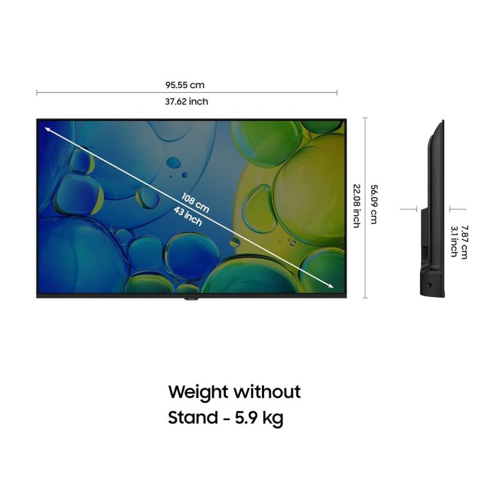 Samsung%2043%20Inch%20Full%20HD%20Smart%20TV%20UA43F5500FUXXL%20%7C%20HDR%2010+%20%7C%20Tizen%20OS%20Smart%20TV%20%7C%20WiFi%20&%20Bluetooth%20%7C%202%20HDMI%201%20USB%20%7C%20Slim%20Bezel%20Design%20%7C%20Voice%20Control%20%7C%2020W%20Sound%20%7C%20Screen%20Mirroring%20%7C%203%20Years%20Warranty%20-%20Image%205