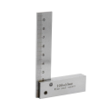 Machinist Square Tool 90-Degree Right Carpenter Measuring Tool Right Angle Ruler L-Type Square Ruler with Wide Base A. 