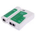 Network LAN Cable Tester for RJ45, RJ11, RJ12, CAT5, CAT6 - LED Indicators, 9V Battery, Ethernet Test Tool for Broadband Connection. 