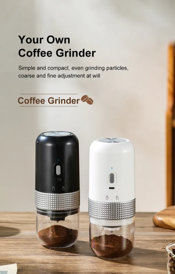 Electric Coffee Grinder USB Wireless Professional Ceramic Grinding