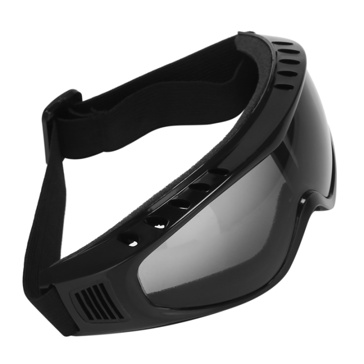 FORIDE%204X%20Goggles%20Clear%20Glasses%20Wind%20Dust%20Protection%20Motorcycle,%20Black%20-%20Image%205