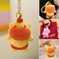 Funny Plush Capybara Lulu Doll Pendant Soft Cartoon Capybara Lulu Keychain Stuffed Animal Bag Pendant for Women Girls Gift. 