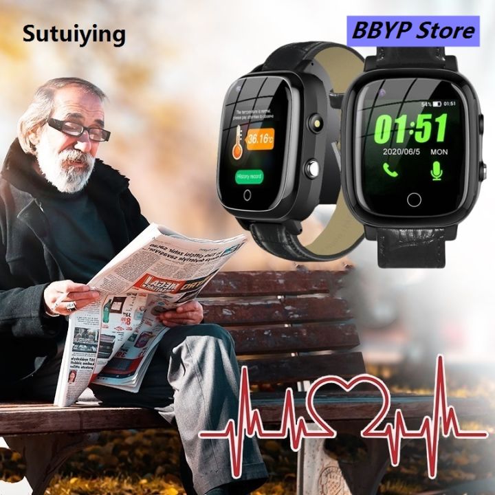 BBYP Sutuiying Elderly Smart Watch For Senior 4G SOS Phone Call Falling ...