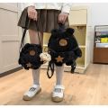 New Cute Capybara Plush Backpack Casual Cartoon Animals Bag Students School Bag Handbag. 