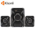 Kisonli U-2500BT Mini BT Computer Speaker with Remote Control | Supports TF Card/ USB/ BT/ AUX | 11W Portable Mini Audio Player. 