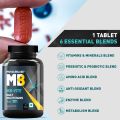 MuscleBlaze Multivitamin 60 Tablets With Zinc Vitamin C Biotin Added Minerals For Immunity Bone & Joints Support Health. 