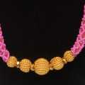 Naaag Fash Ball Potey Design neckalce For Women. 