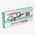 Monami Sign Pen 351 Non-Permanent Pack of 12. 