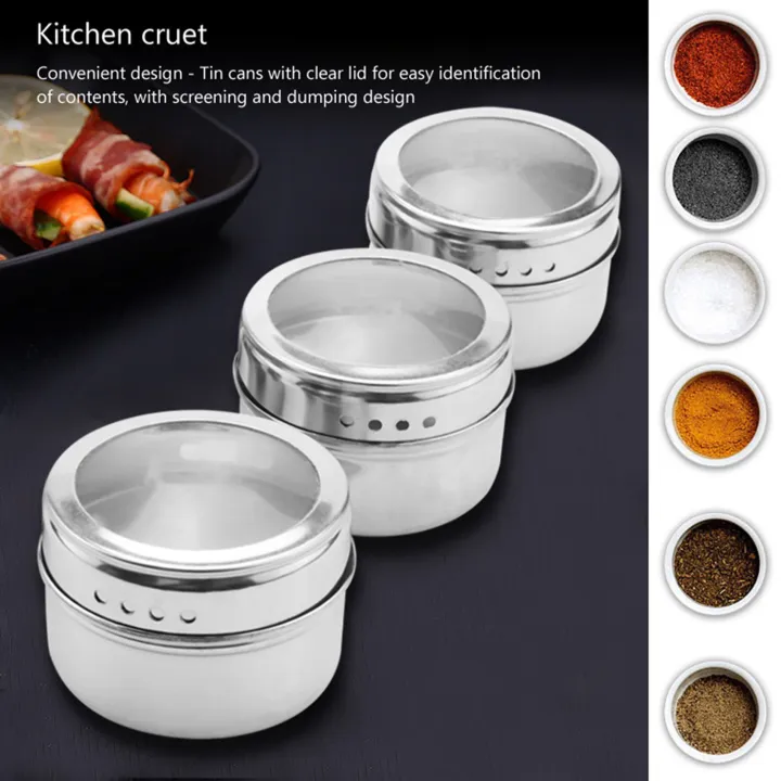 6pcs%20/%20set%20Clear%20Lid%20Magnetic%20Spice%20Jar%20Stainless%20Steel%20Spice%20Sauce%20Storage%20Container%20Pots%20Kitchen%20Houseware%20-%20Image%208