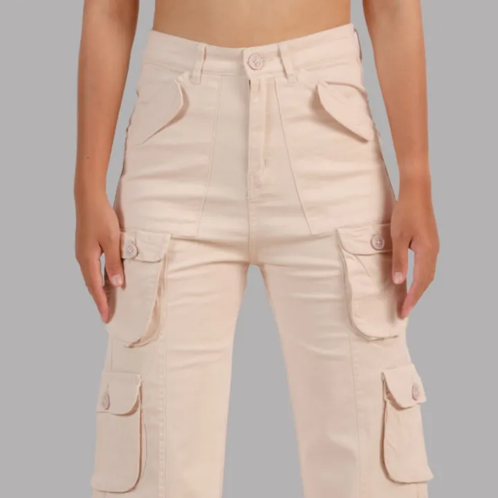Nepster%20Cream%20High%20Rise%20Premium%20Straight%20Cotton%20Cargo%20Box%20Pants%20For%20Women%20-%20Image%205