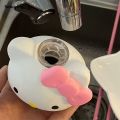 Sutuiying Sanrio Hello Kitty Cartoon Cute Faucet Filter Water Purifier Splash Original Proof Kitchen Bathroom Shower Faucet Extender Decorative Gif. 