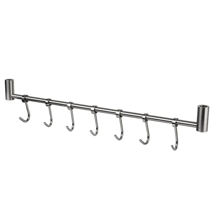 fasdaga 3X Kitchen Rail Rack Wall Mounted Utensil Hanging Rack Hanger ...