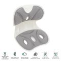 Premium Lumbar Support Petal-Shaped Office Chair Cushion – Breathable Fabric , Posture Corrector , Waist & Hip Comfort , Polypropylene Sponge. 