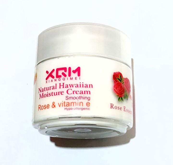 X.Q.M%20Natural%20Hawaiian%20Smoothing%20Moisture%20Cream%20Rose%20With%20Vitamin%20E%2050ml%20-%20Image%202