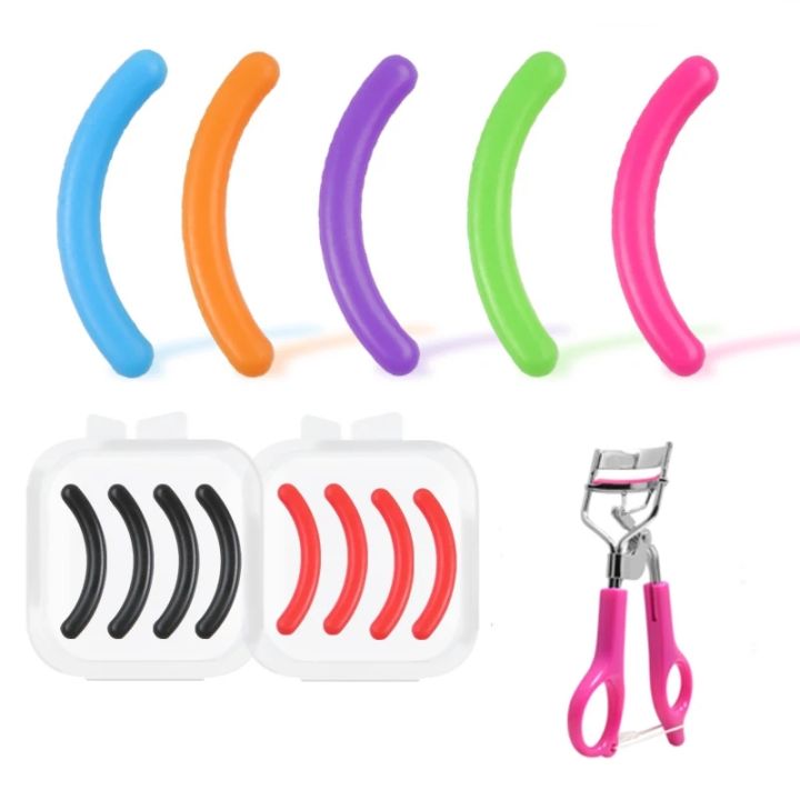 4Pcs%20Women's%20Fashion%20Refill%20Eyelash%20Curler%20Rubber%20Elastic%20Replacement%20Pad%20Silicone%20Gel%20Clip%20Pads%20Eye%20Makeup%20Tools%20-%20Image%202