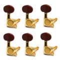 6 Pcs Locked String Tuning Pegs Key Tuners Machine Heads for Acoustic Electric Guitar Lock Guitar Accessories(6R). 