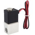 DC12V Solenoid Valve 1/4 Inch 2 Way Normally Closed Pneumatic Valves. 
