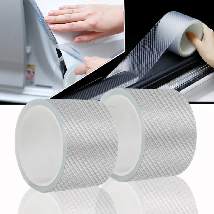 Mini Born Auto Trunk Sill Scuff Protector Film Bumper Door Edge ProtectivFifty percent discount e Car Anti Scratch Door Protector Stickers Transparent Nano Tape