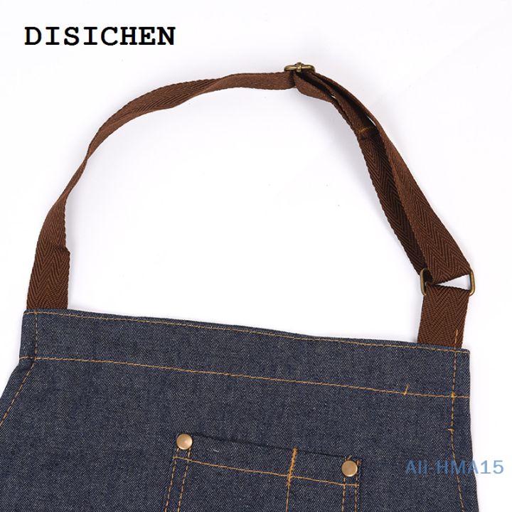 DISICHEN%202025%20New%201pc%20Cotton%20Adults%20Denim%20Blue%20Cooking%20Kitchen%20Restaurant%20Work%20Bib%20Apron%20Dress%20with%20Pocket%2071*65cm%20-%20Image%203