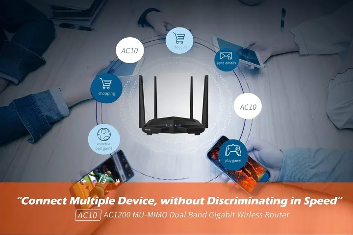 Tenda%20AC10%20AC1200%20Wireless%20Smart%20Dual-Band%20Gigabit%20WiFi%20Router,%20MU-MIMO,%204%20Gigabit%20Ports,%20867Mbps/5%20GHz+%20300Mbps%20/2.4GHz%20Black%20-%20Image%207